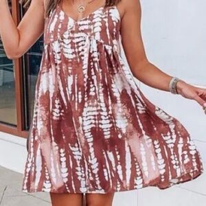 Pink Lilly Spaghetti Strap Dress Size Small